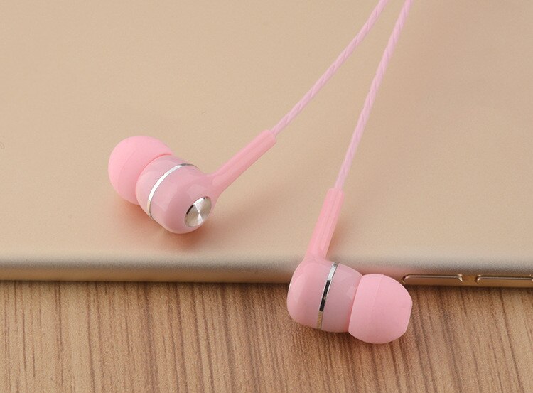 2019 New Sport Earphone wholesale Wired Super Bass 3.5mm Crack Colorful Headset Earbud with Microphone Hands Free for Xiaomi