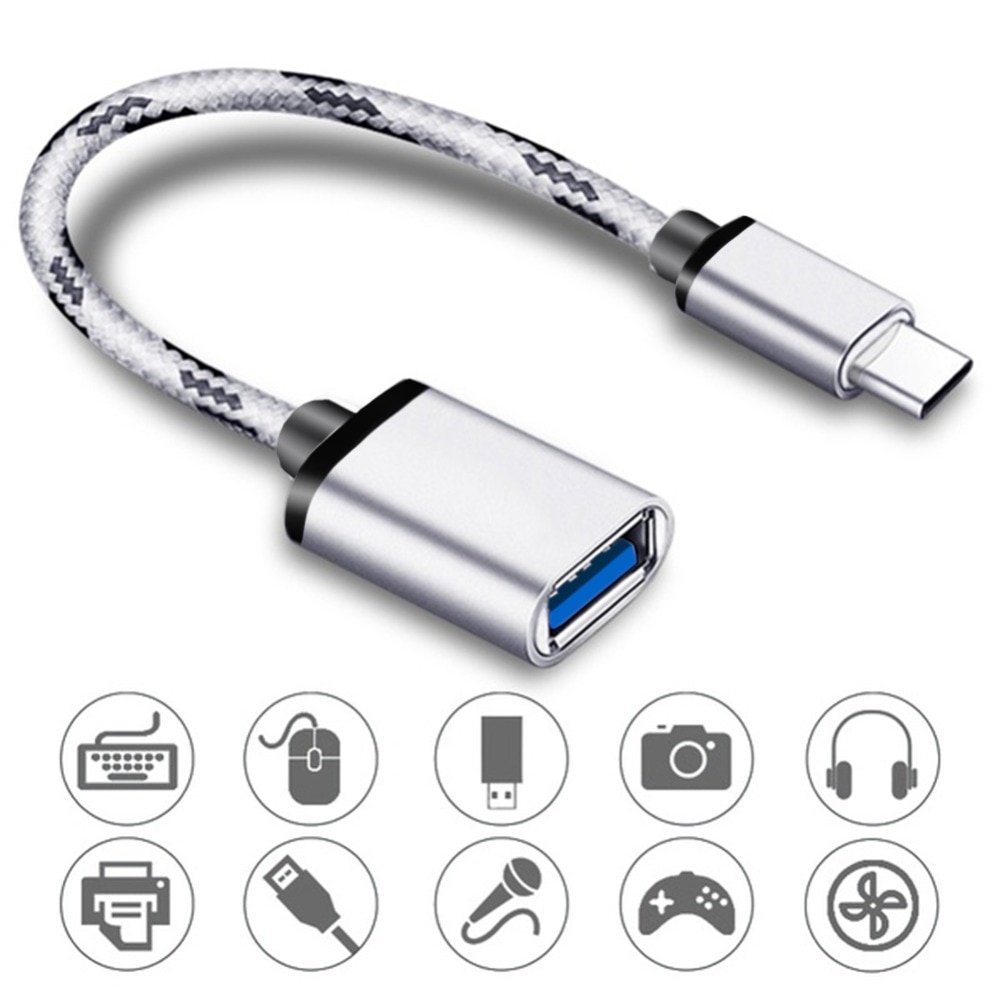 USB 2.0 Type C Male To USB 2.0 A Female OTG Data Cord Adapter Type-C OTG Adapter Cable For Sansumg LG Sony HTC Xiaomi Andriod