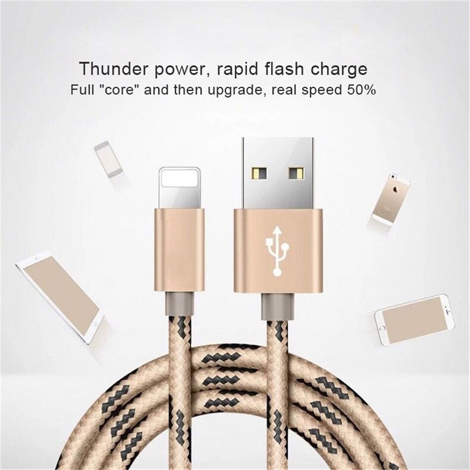 NOHON 8 Pin USB Cable For iPhone 7 6 8 5s SE 6s plus XS MAX XR XS For iPad air Tablet Line Lighting Charging Cables Data Charger