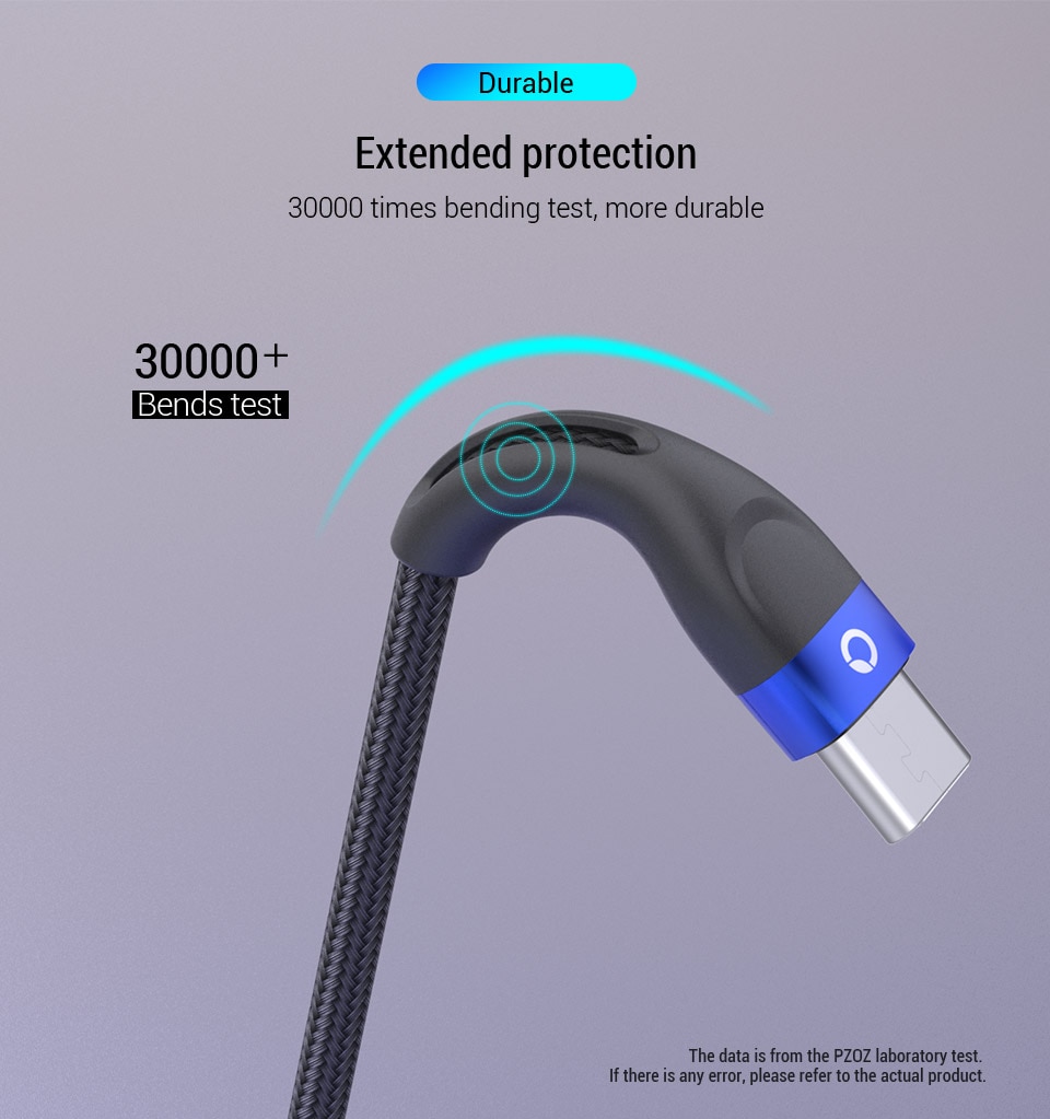 PZOZ usb c cable type c cable Fast Charging Data Cord Charger usb cable c For Samsung s10 s9 A51 xiaomi mi 10 redmi note 9s 8t
